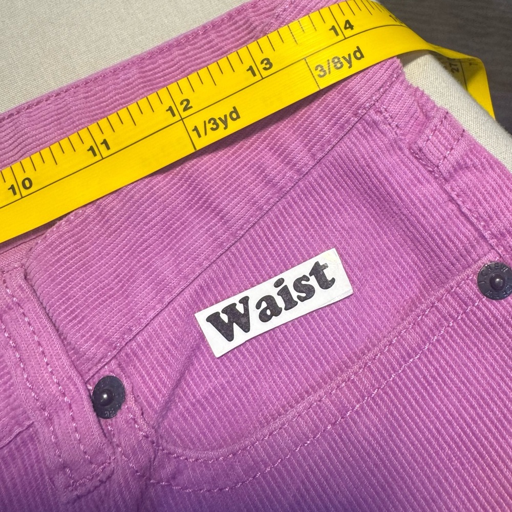 SLIGHTLY USED SIZE 24 J. Crew Vibrant Pink Cropped Pants - Picture 6 of 7
